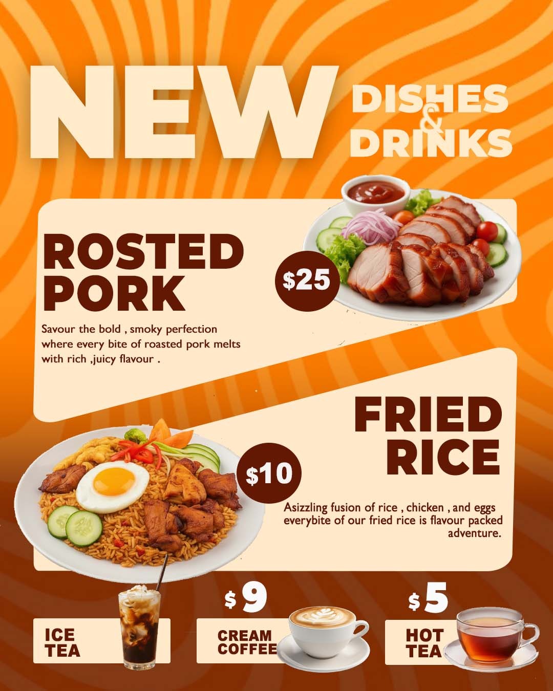 Signature dish showcase.